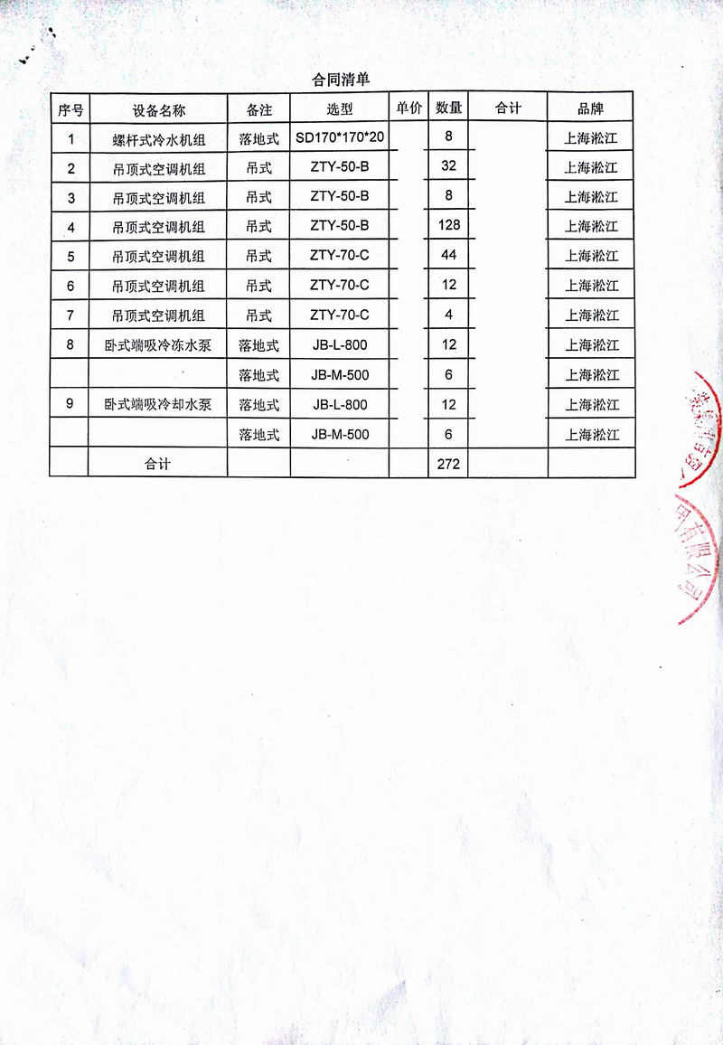 【合肥融侨悦城项目】吊*式空调机组好色先生全视频TV下载合同